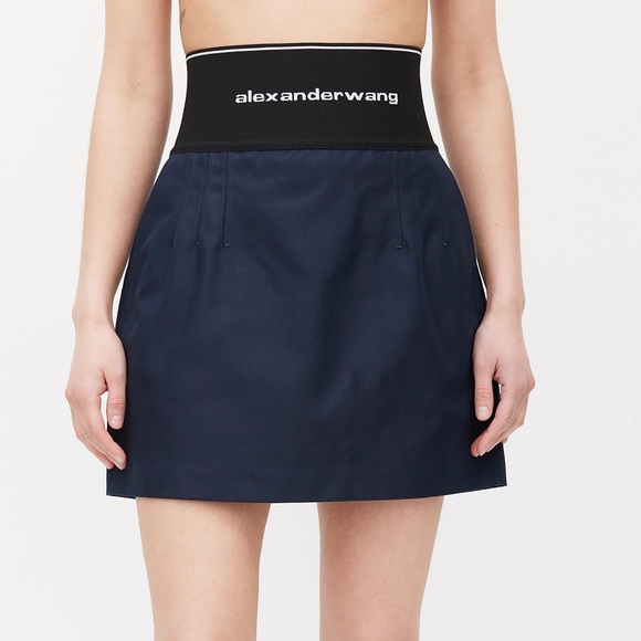 Alexander Wang Dresses & Skirts - Alexander Wang Dark Blue Mini Skirt